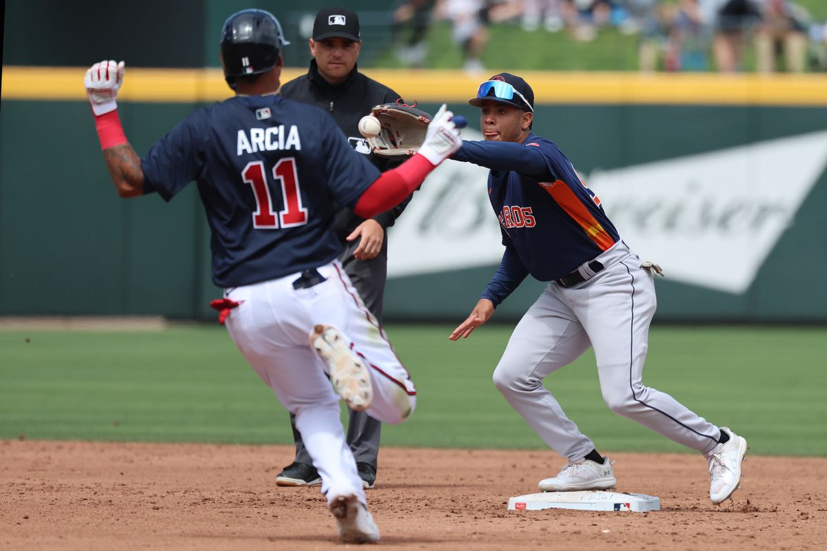 MLB: Spring Training-Houston Astros at Atlanta Braves