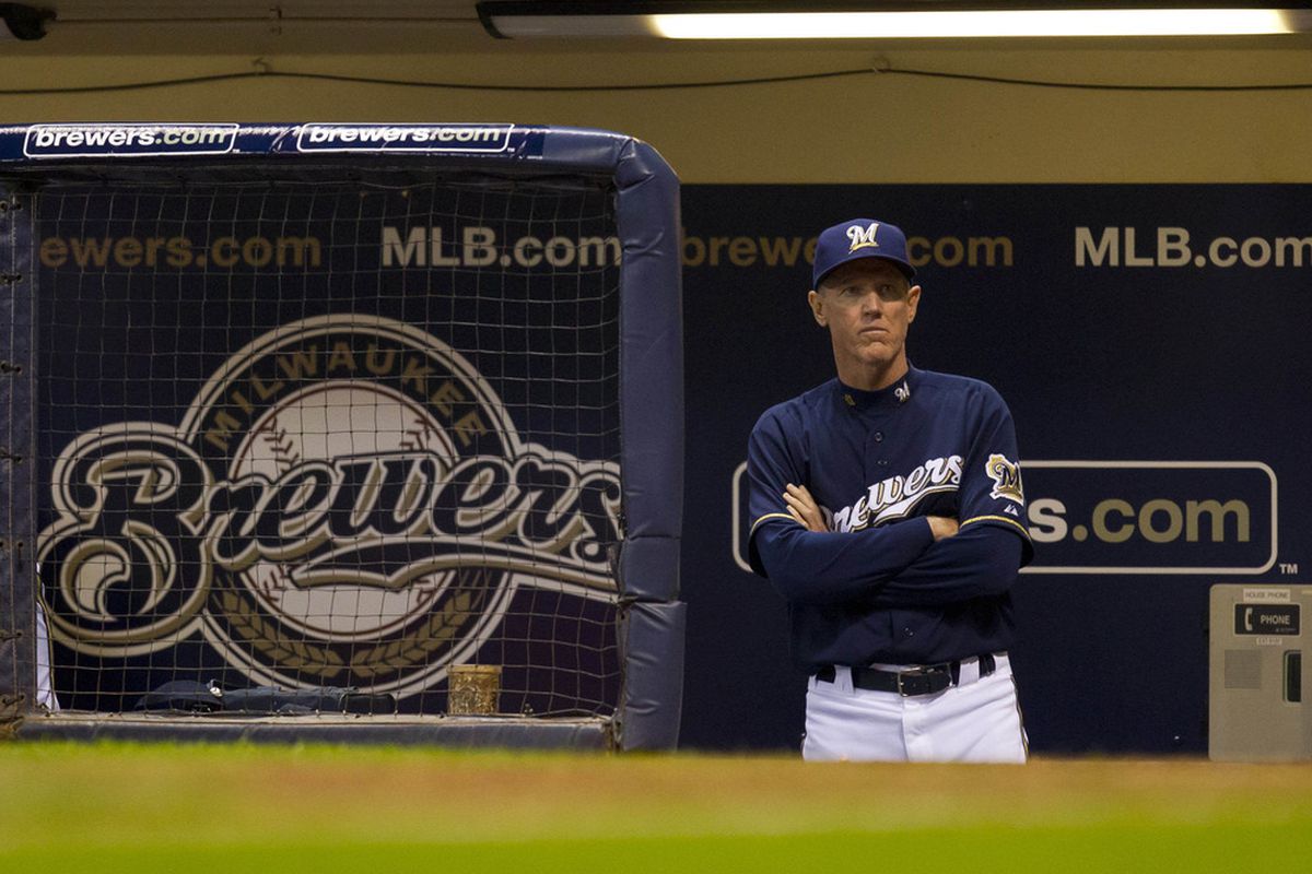 Ron Roenicke: He has a lot of control over whether or not your predictions actually happen, even though he doesn't actually play in the game.