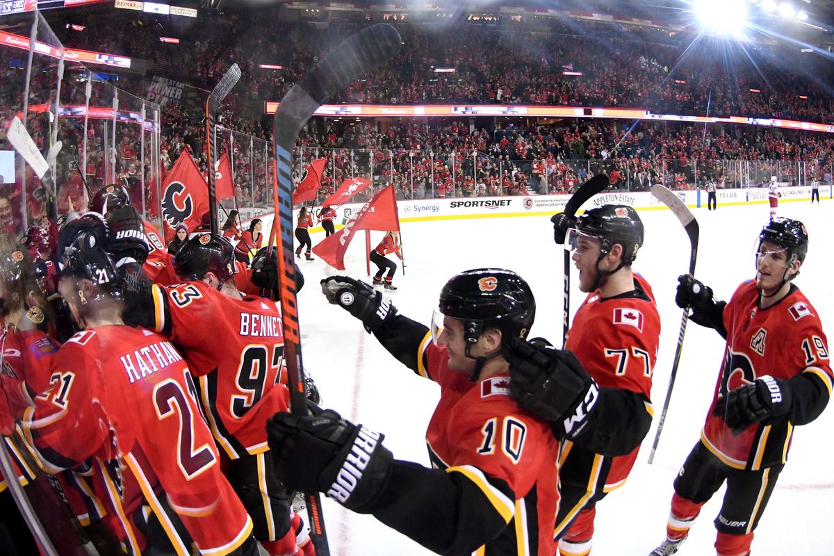NHL: Carolina Hurricanes at Calgary Flames