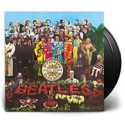 The cover for the Beatles' 1967 album "Sgt. Pepper's Lonely Hearts Club Band."