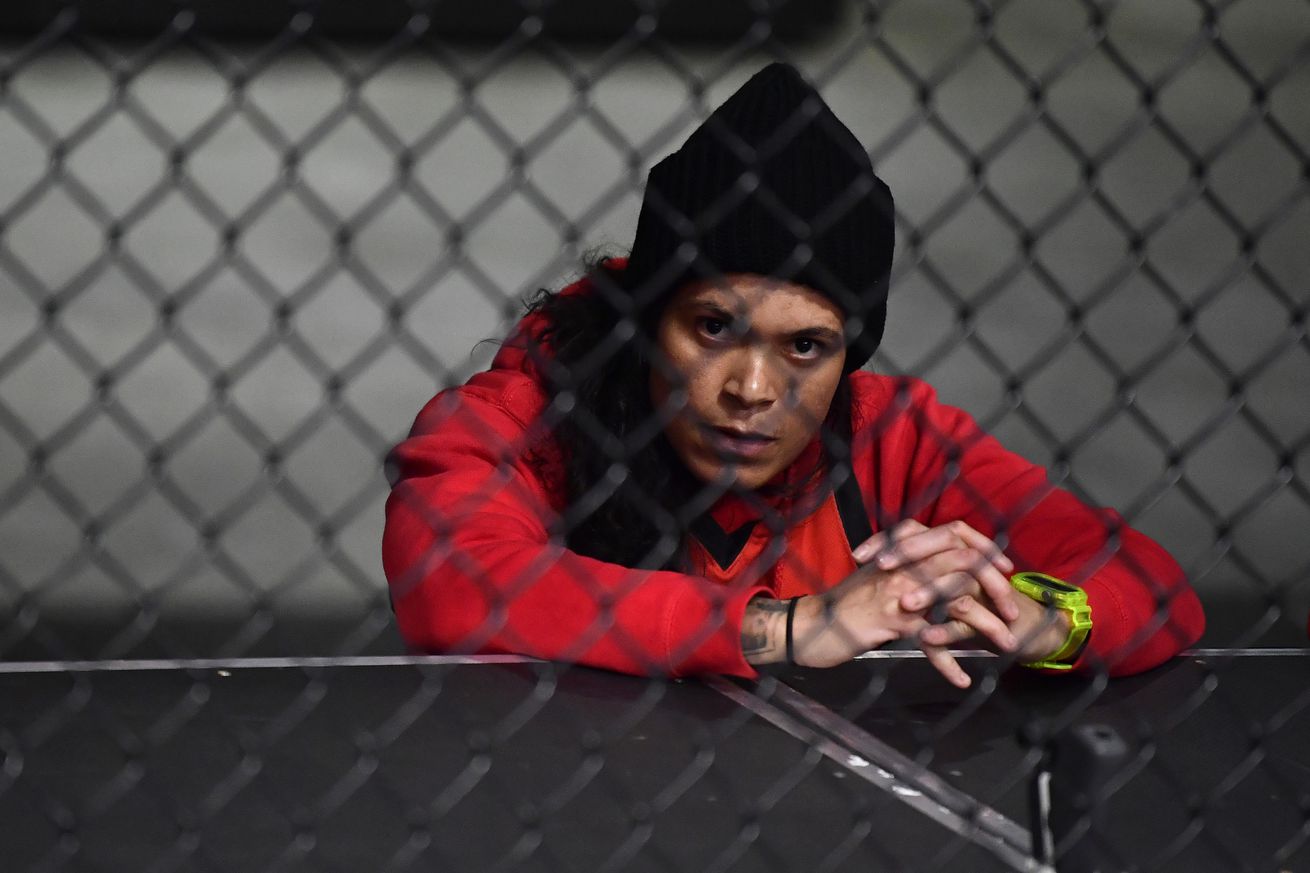 Amanda Nunes during the filming of the Ultimate Fighter Season 30 in February. 