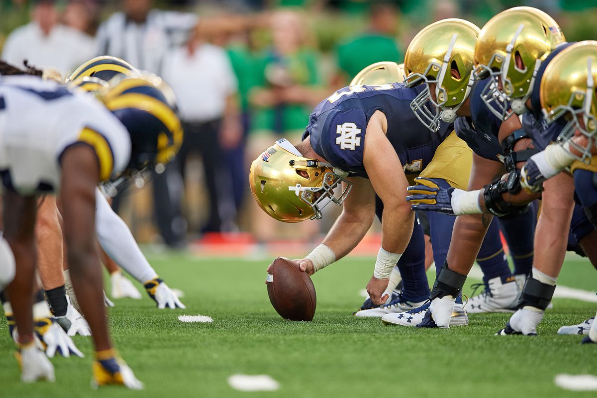 COLLEGE FOOTBALL: SEP 01 Michigan at Notre Dame