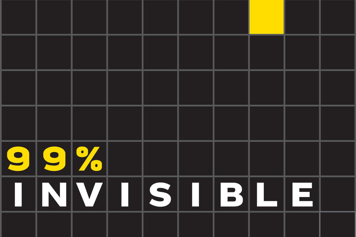 99% Invisible podcast show logo