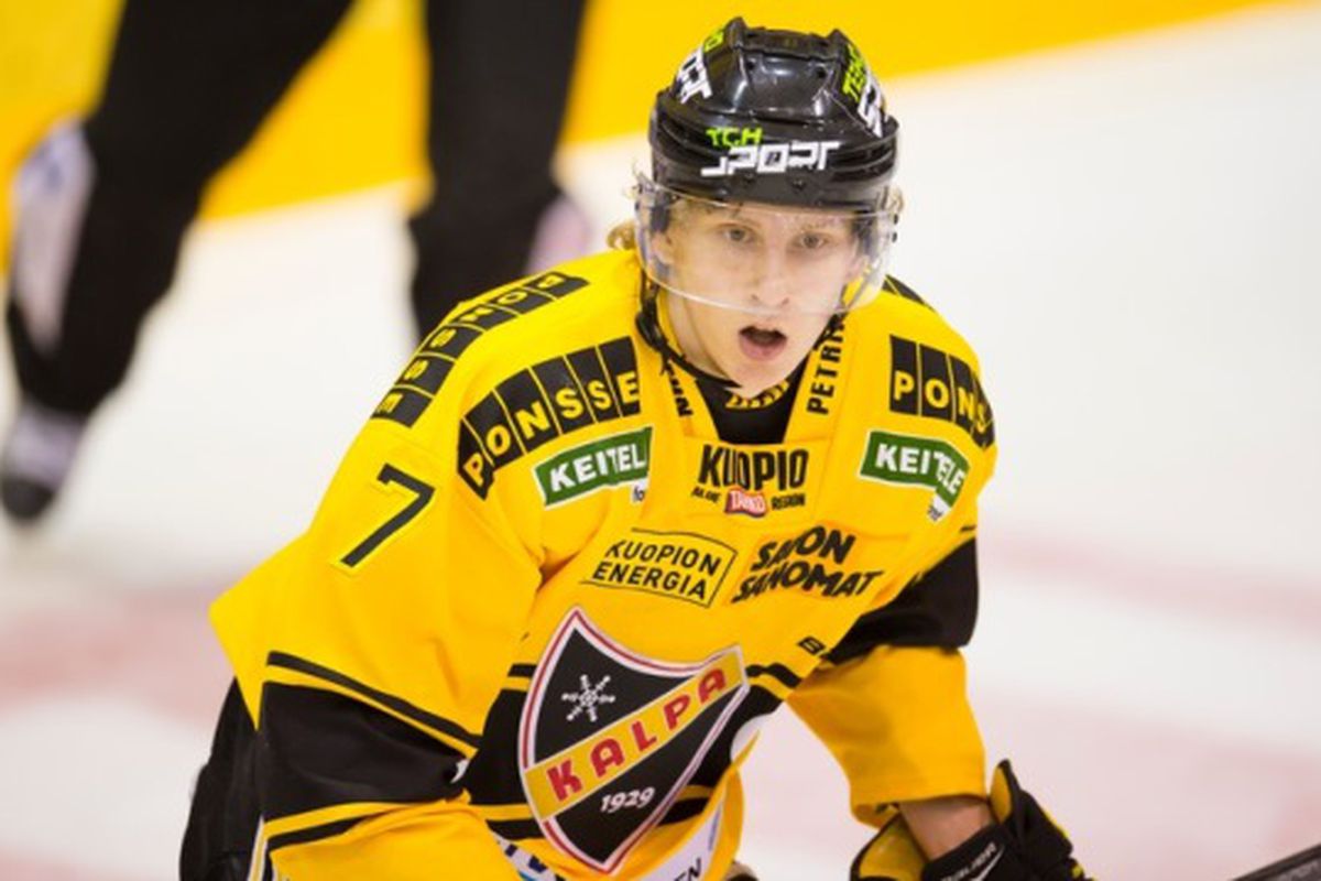 The Armstrong trend of drafting Finnish defensemen continues for the Blues. Photo courtesy of