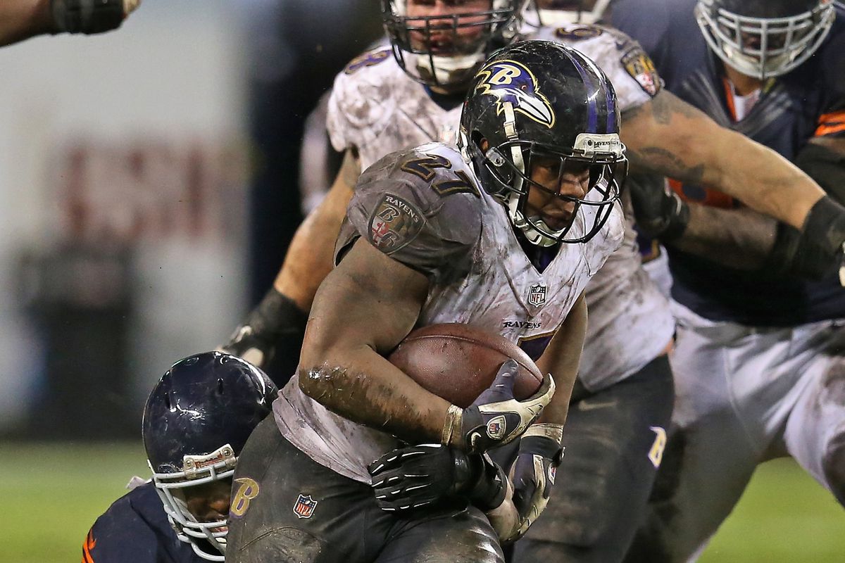 It was a bizarre day in Chicago concluded with a tough loss for the Ravens. 