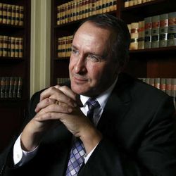 Attorney General Mark Shurtleff is interviewed in his office at the Capitol in Salt Lake City, Tuesday, Dec. 18, 2012.
