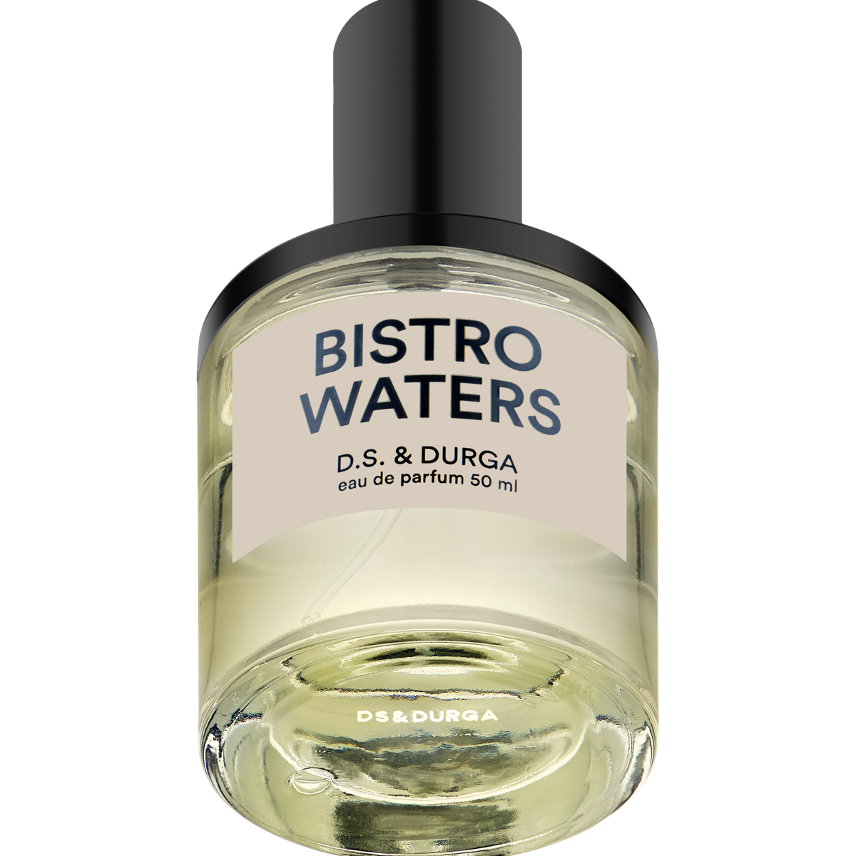 A bottle of bistro waters perfume