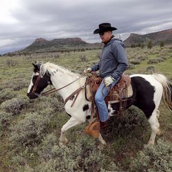 Interior Secretary Ryan Zinke rides a horse in the new Bears Ears National Monument near Blanding. Zinke is recommending that six of 27 national monuments under review by the Trump administration be reduced in size, along with management changes to several other sites. A leaked memo from Zinke to President Donald Trump recommends that two Utah monuments — Bears Ears and Grand Staircase-Escalante — be reduced, along with Nevada's Gold Butte and Oregon's Cascade-Siskiyou