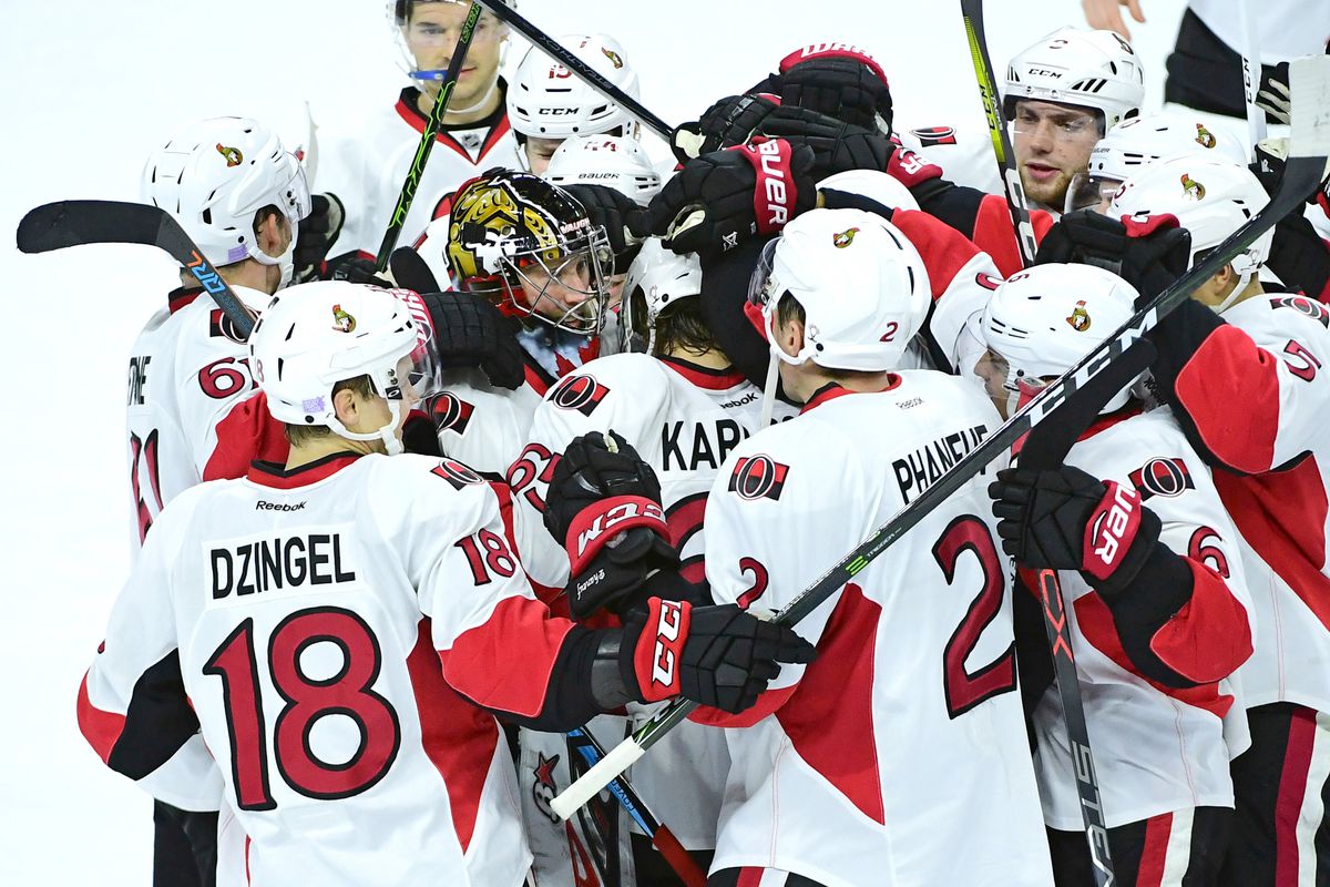 NHL: Ottawa Senators at Philadelphia Flyers
