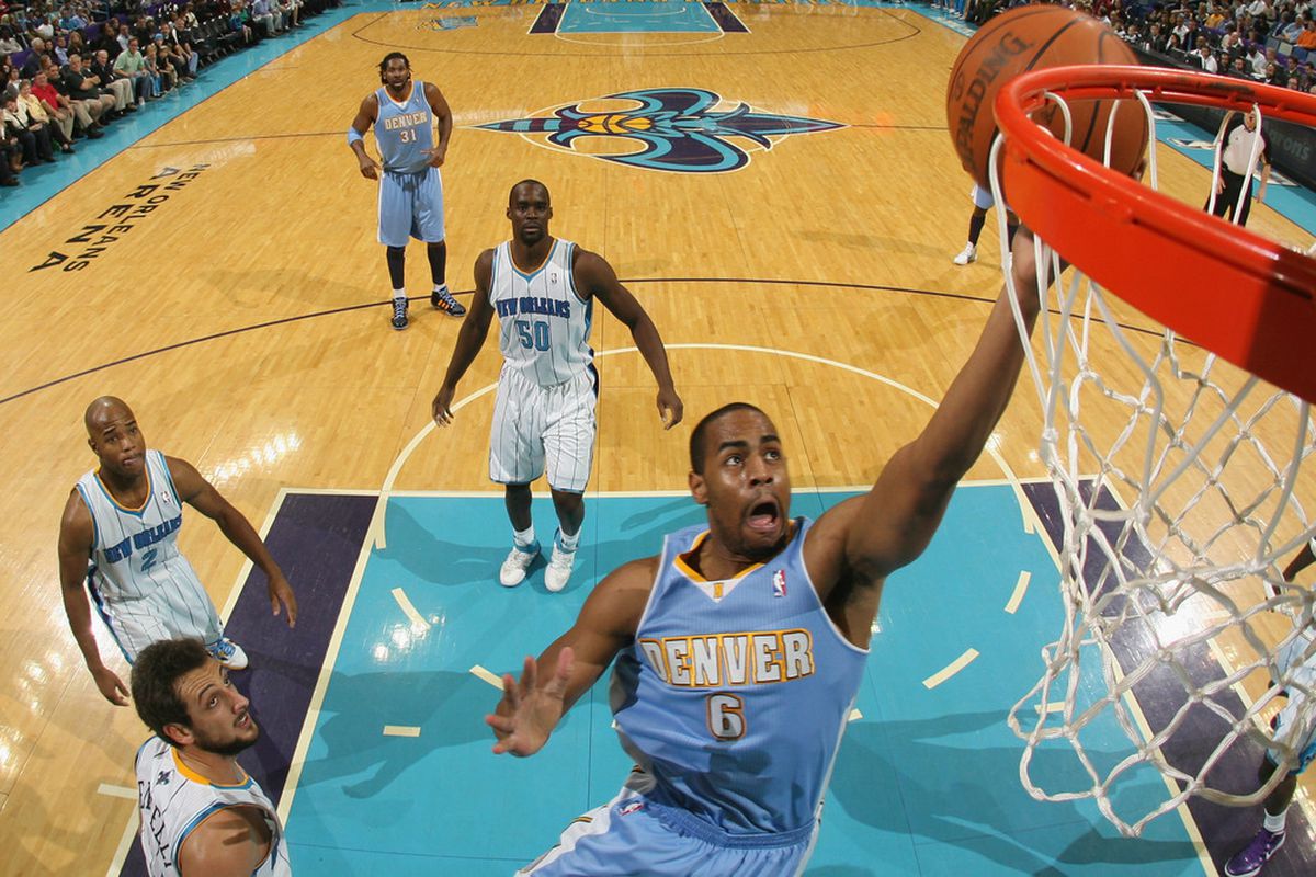 Arron Afflalo says "Yeah baby! Four in a row!"