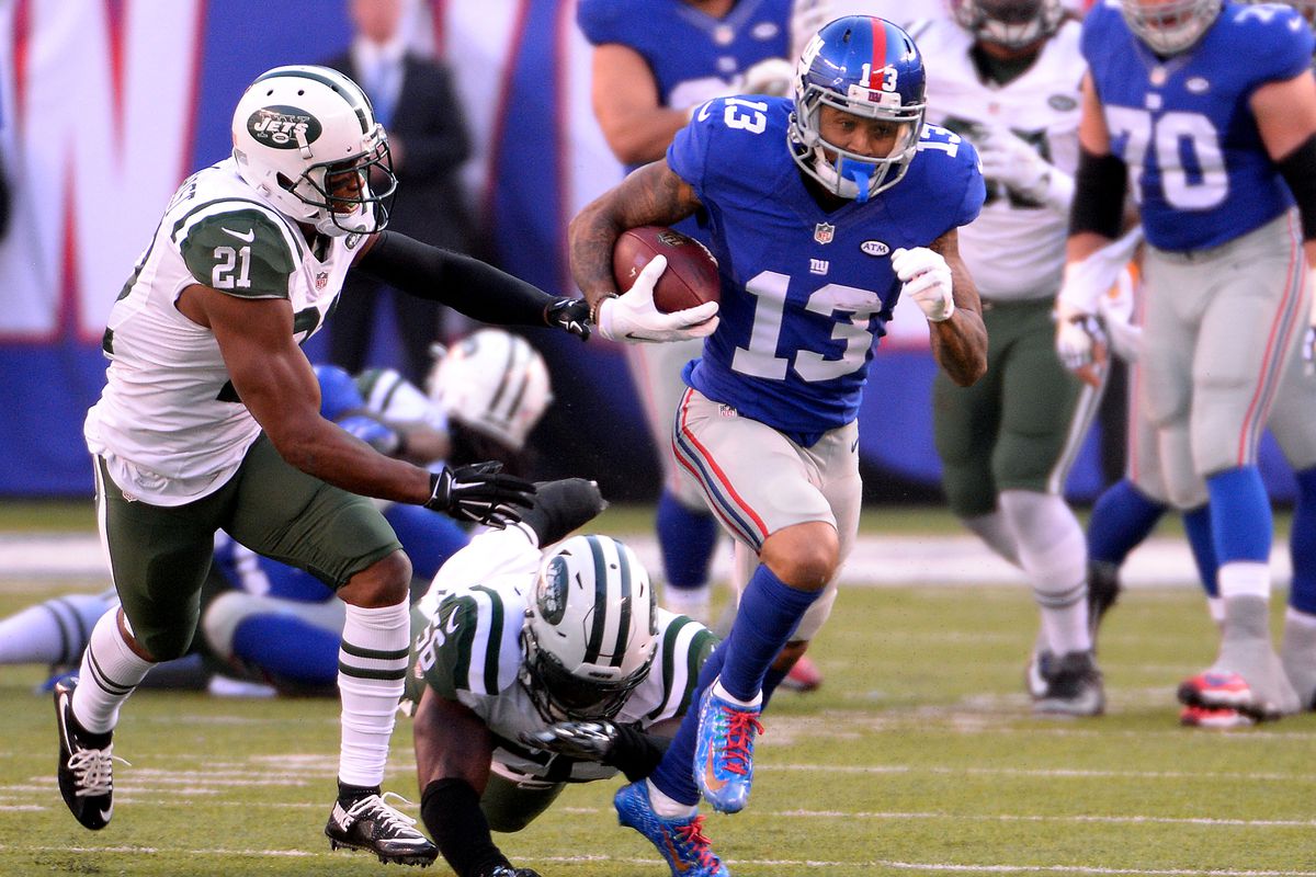 Odell Beckham goes 72 yards for a first-half score