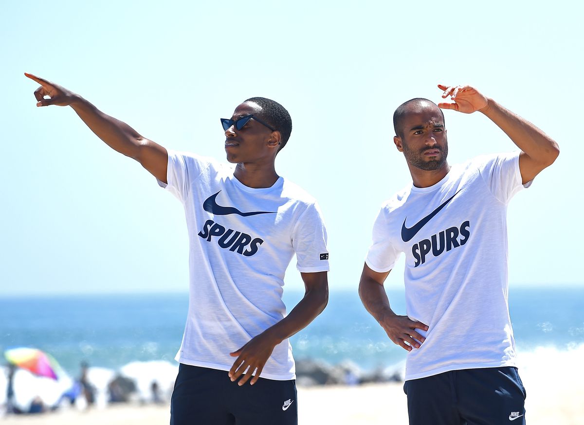 Tottenham Hotspur Players Visit Venice Beach
