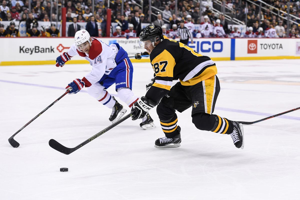 NHL: FEB 14 Canadiens at Penguins