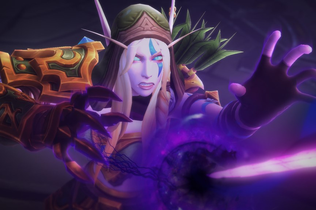 World of Warcraft - Alleria Windrunner controls potent void energy.