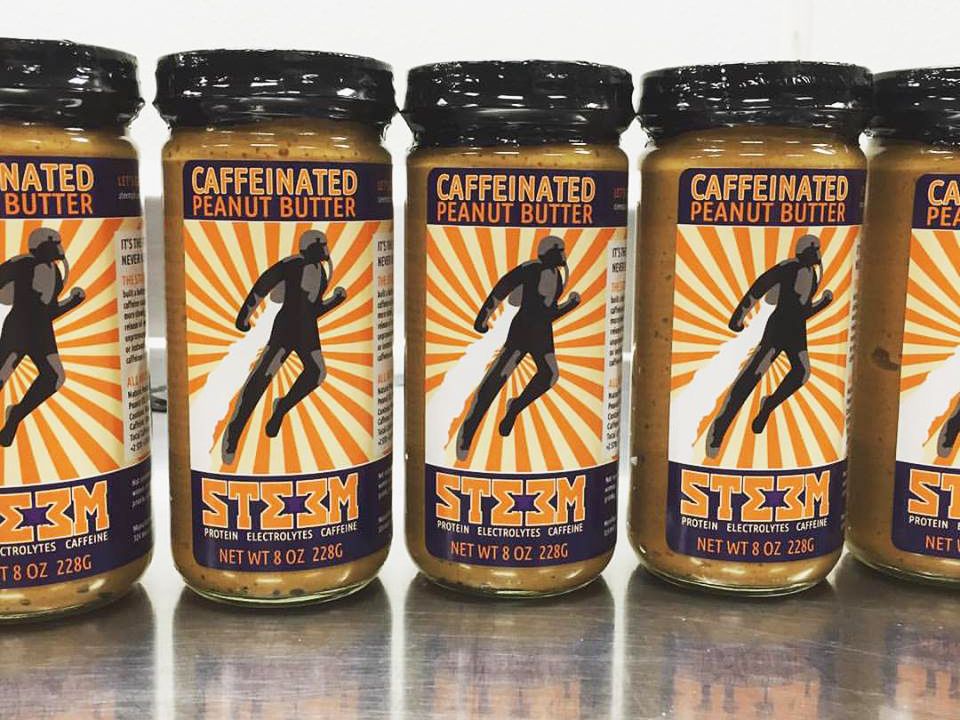 Steem caffeinated peanut butter