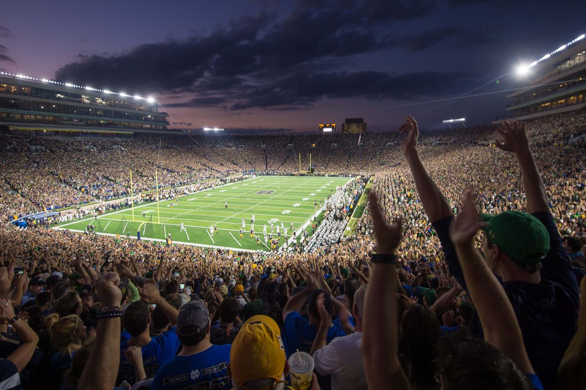 NCAA Football: Michigan State at Notre Dame