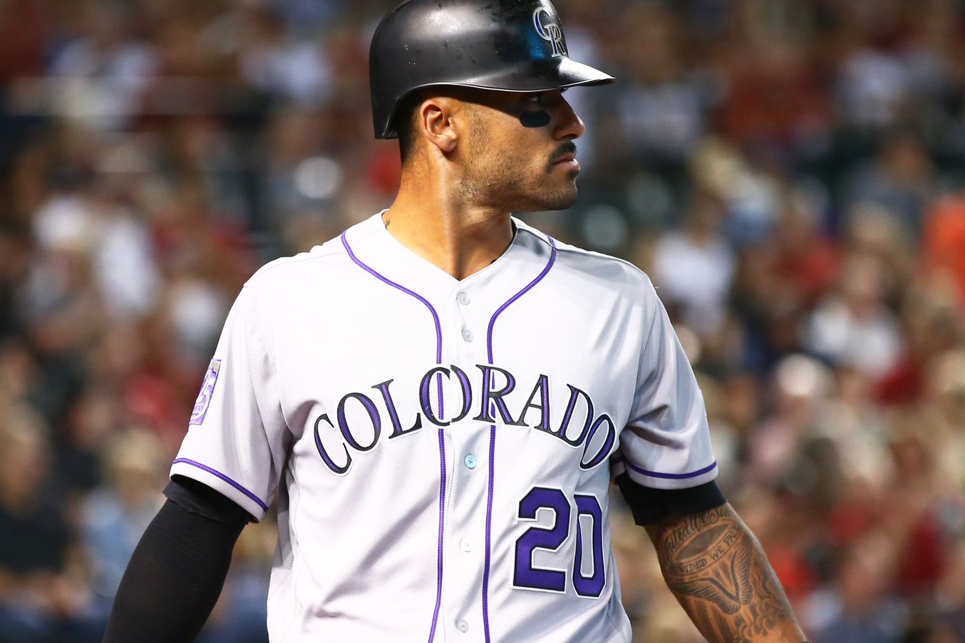 Ian Desmond returns to the Rockies' infield in recovery from