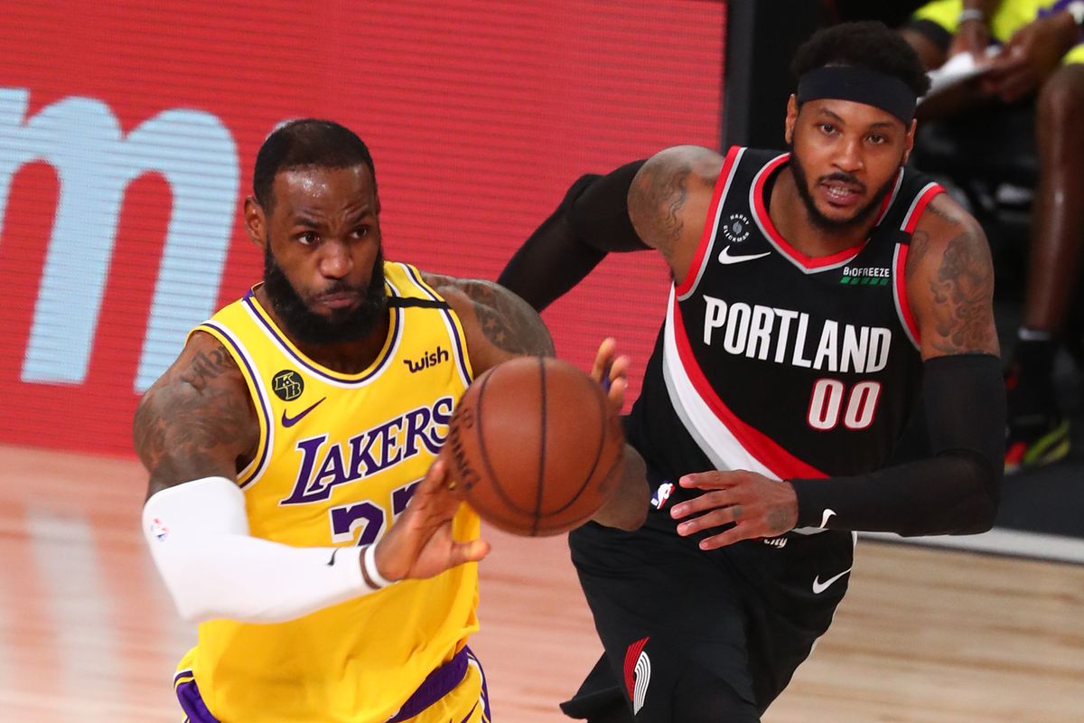 NBA: Playoffs-Portland Trailblazers at Los Angeles Lakers