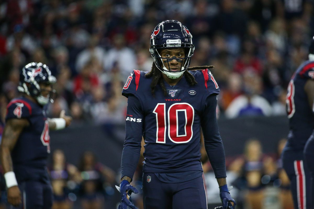 Houston Texans wide receiver DeAndre Hopkins during the game against the New England Patriots at NRG Stadium.