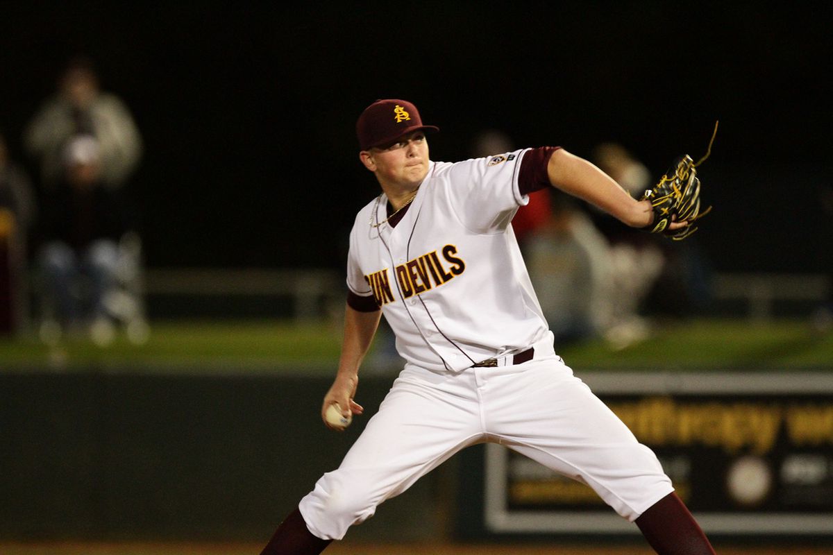 ASU sophomore pitcher Ryan Burr pitched a career-high six innings for his first career win as a starter.