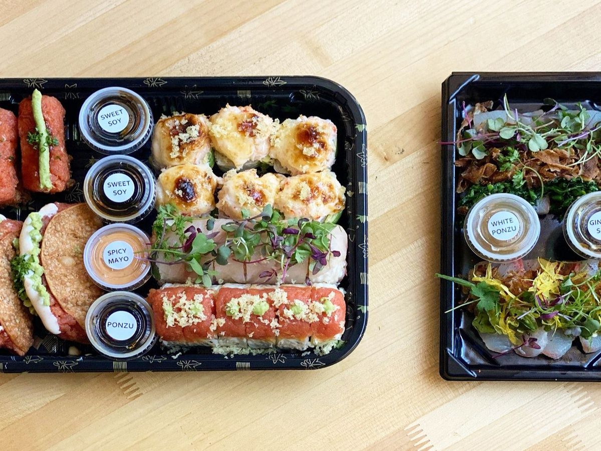 Hamasaku’s sushi boxes