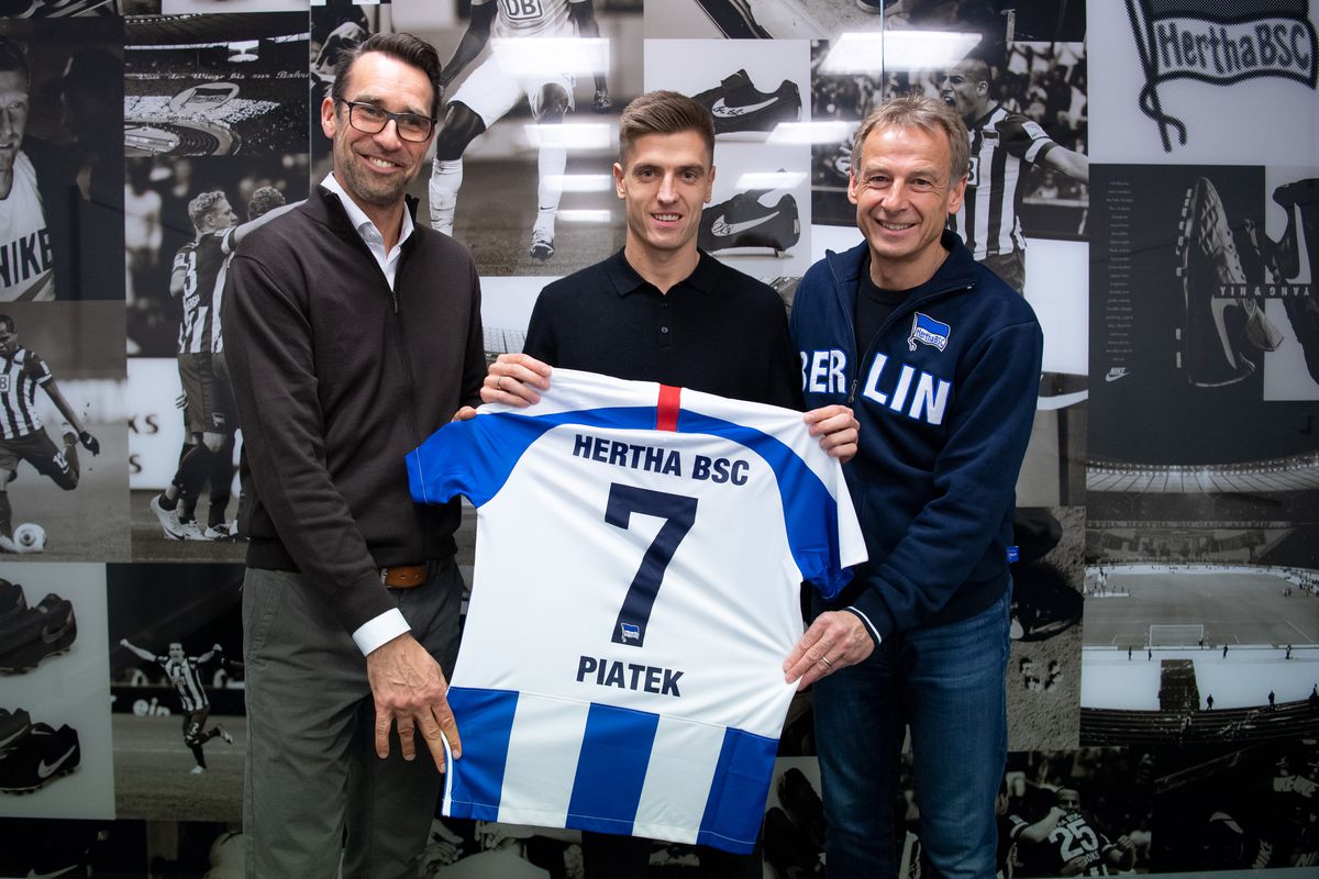 Hertha BSC Unveils New Signing Krzysztof Piatek