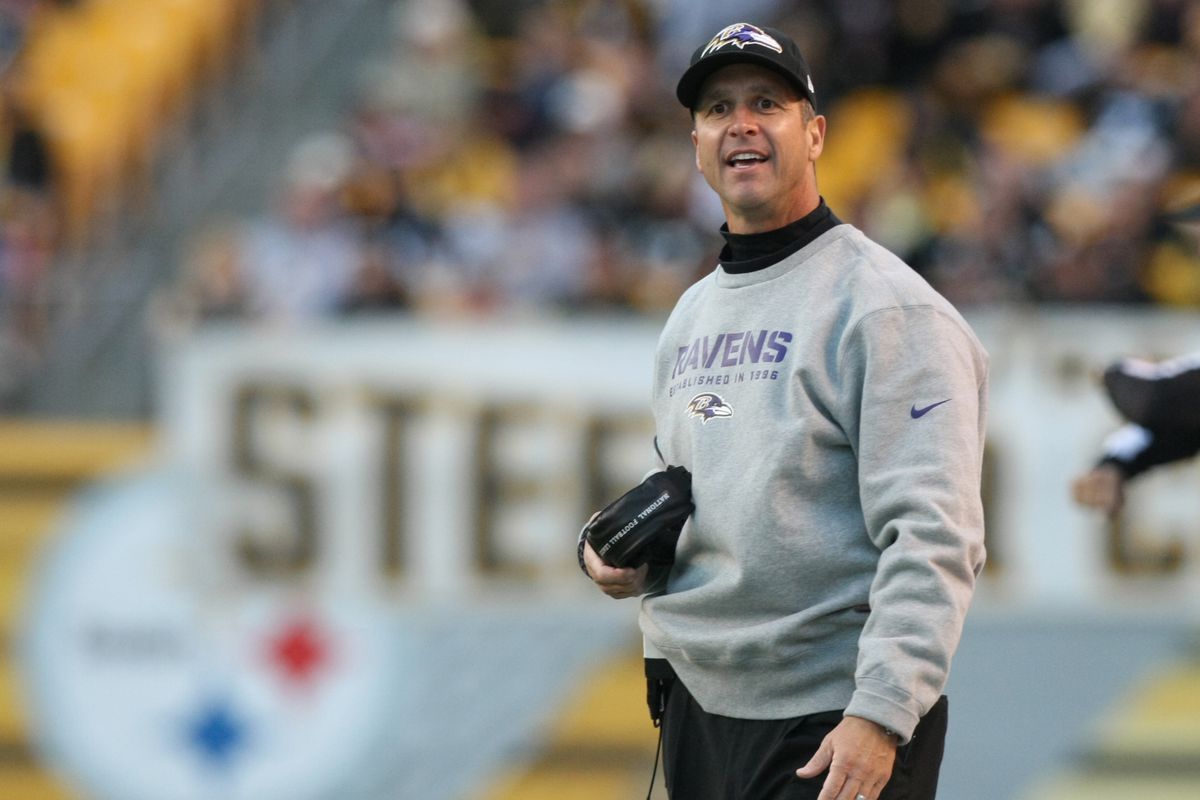 John Harbaugh set a tone with his team with cutting Michael Huff and Marcus Spears, writes the Baltimore Sun's Mike Preston. 