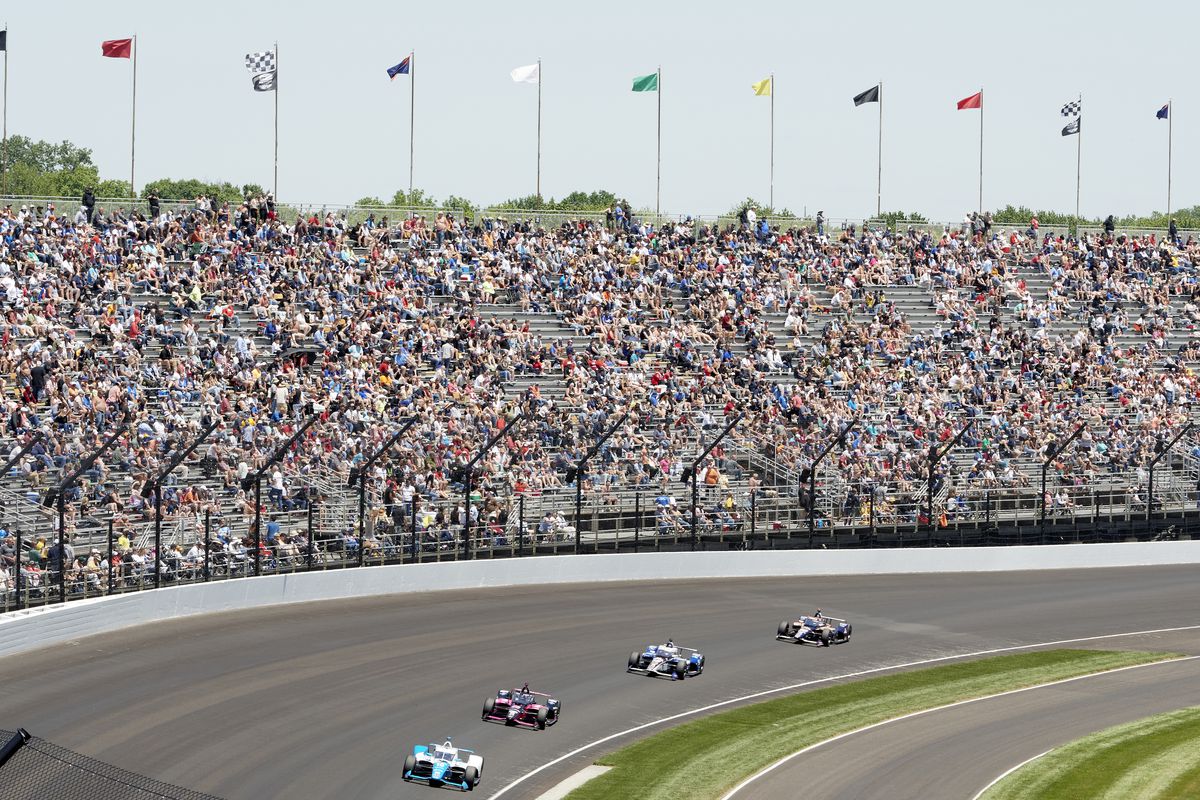 Alex Palou (10) in action, leading during race at Indianapolis Motor Speedway. Indianapolis, IN 5/30/2021 CREDIT: Fred Vuich (Photo by Fred Vuich/Sports Illustrated via Getty Images)