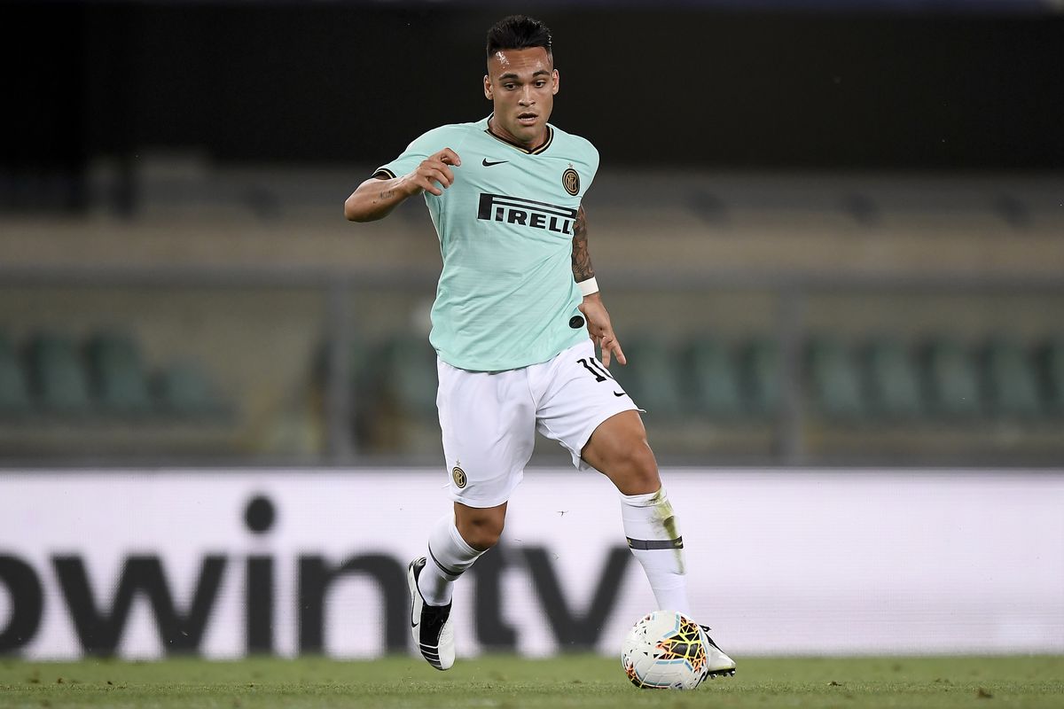 Lautaro Martinez of FC Internazionale in action during the...