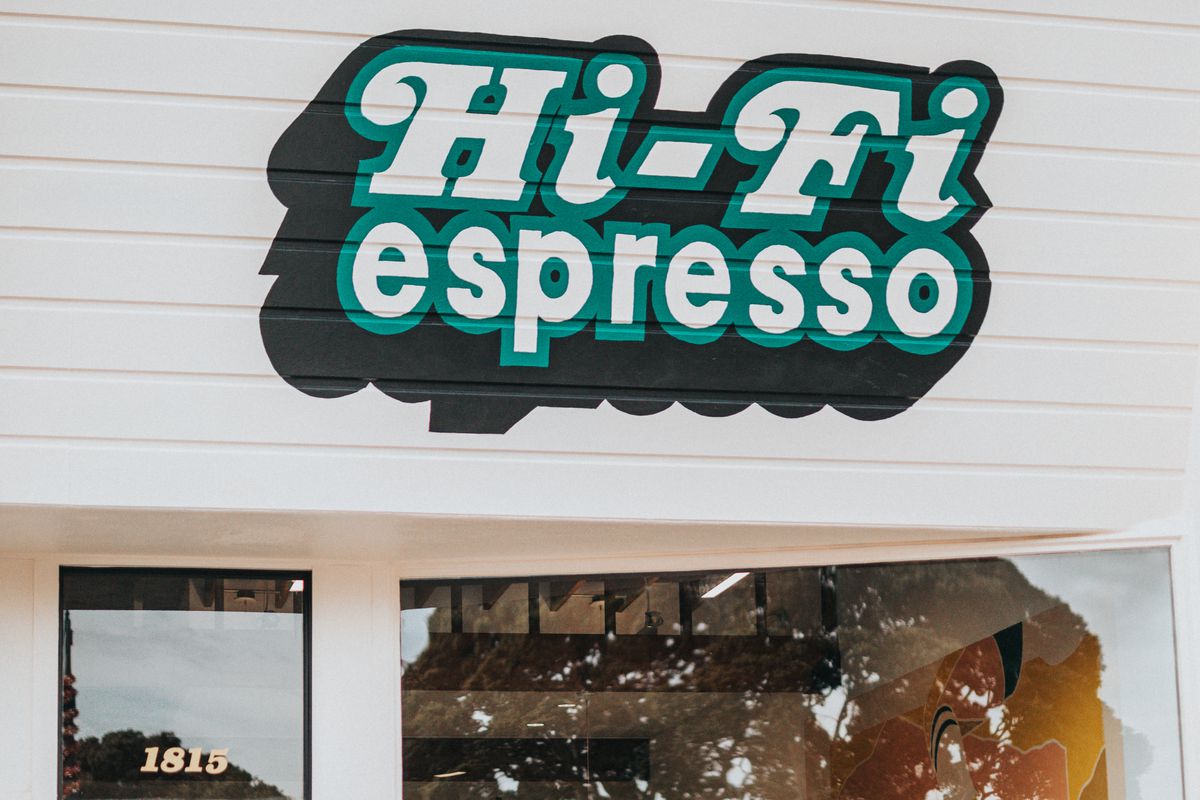 Hi-Fi Espresso coffee storefront in Redondo Beach