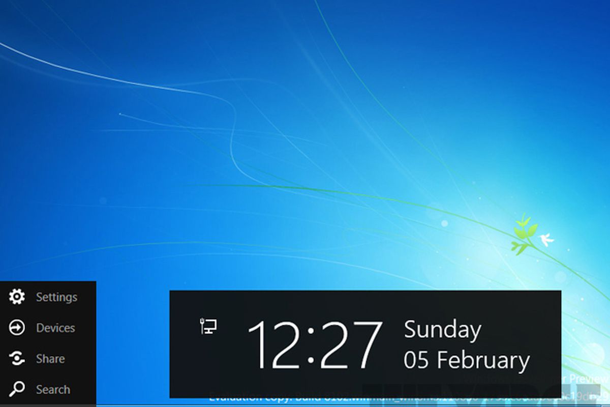 Windows 8 developer preview desktop