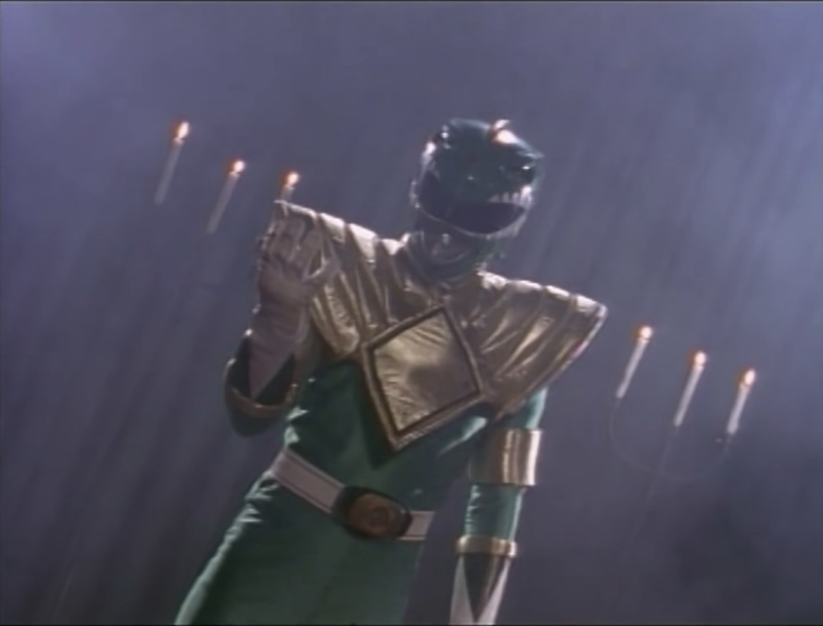 Tommy (Jason David Frank) as the “evil” Green Ranger