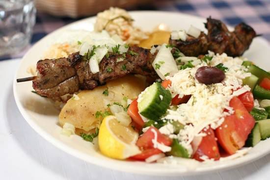 A dish from Tino’s Greek Cafe