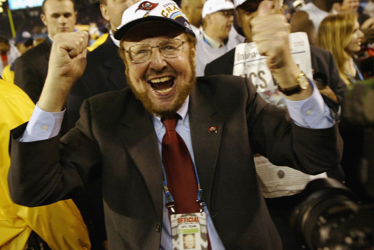 Glazer celebrates victory in Super Bowl