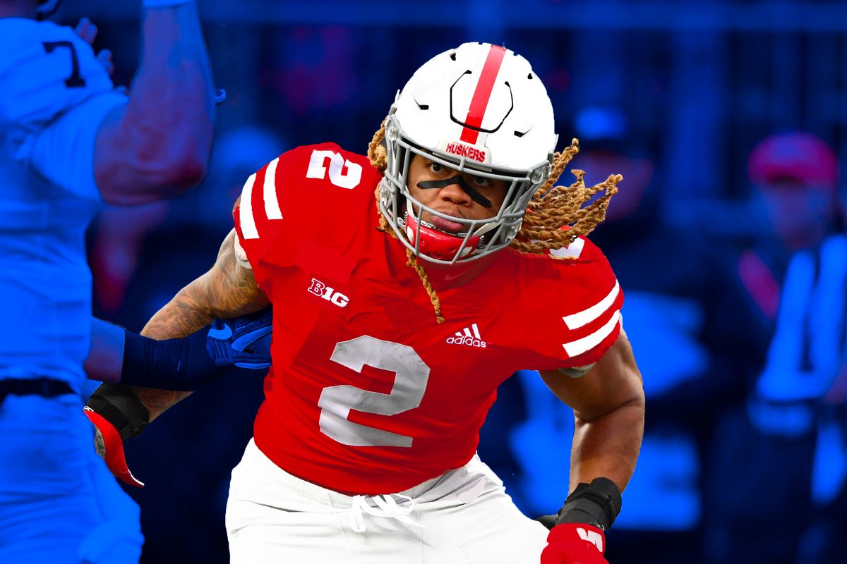 Chase Young in a Nebraska uniform