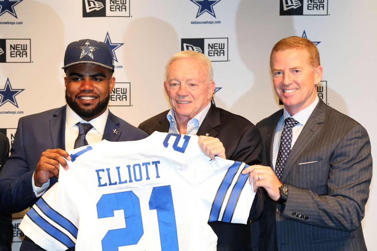 NFL: Dallas Cowboys-Ezekiel Elliott Press Conference