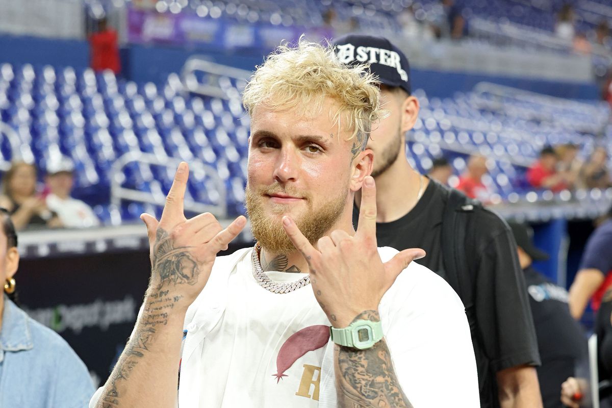 Jake Paul Throws First Pitch At San Diego Padres Vs Miami Marlins