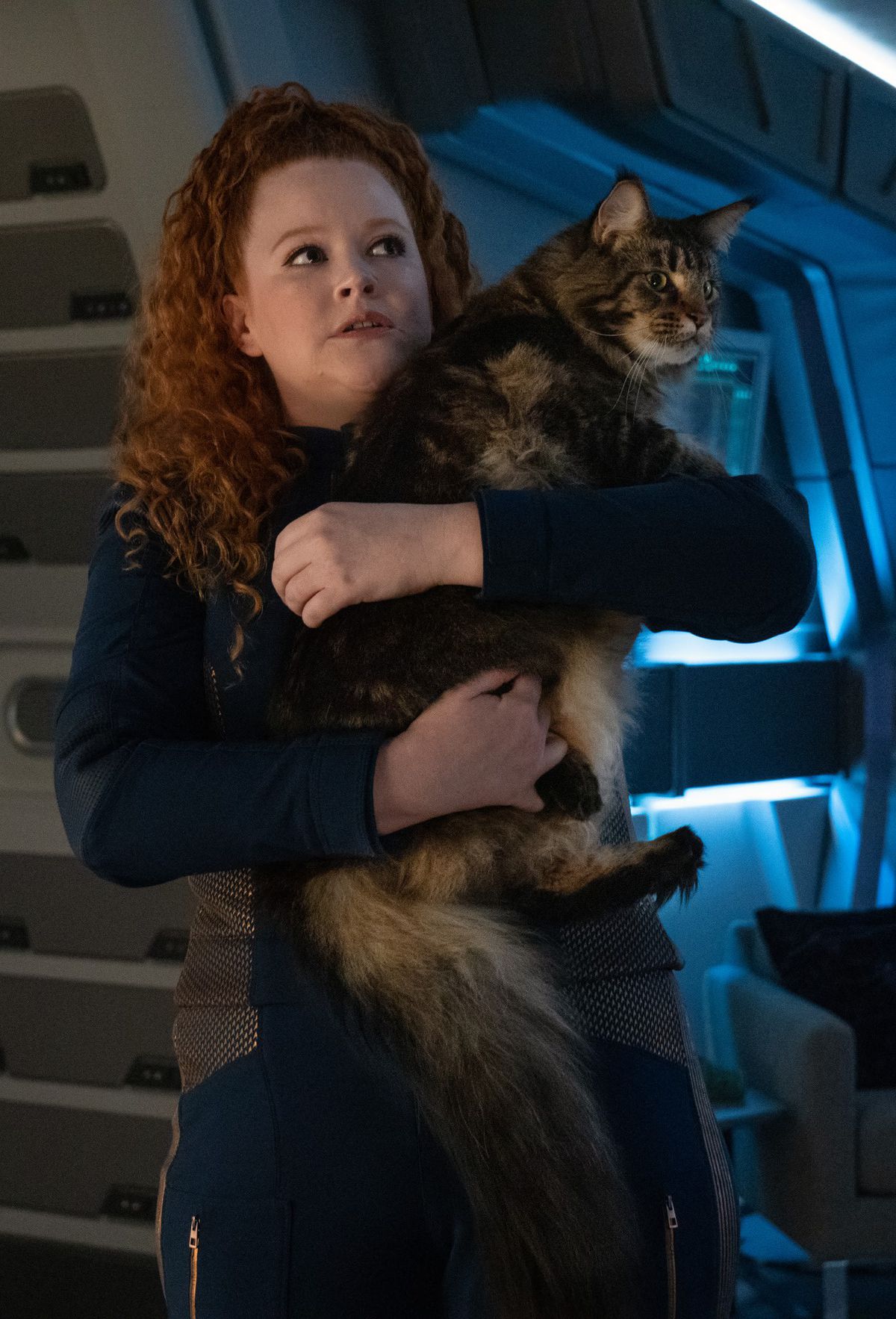 Tilly holding Grudge on Star Trek: Discovery