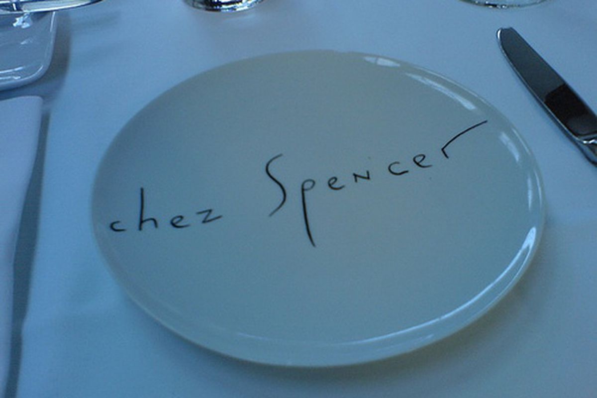 One of Chez Spencer's signature plates. 