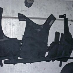 An evidence photo showing a ballistic vest is among several new evidence photos of the June 9 shooting rampage by John Zawahri that were released by the Santa Monica, Calif.,  Police Department at a news conference Thursday, Thursday, June 13, 2013. 