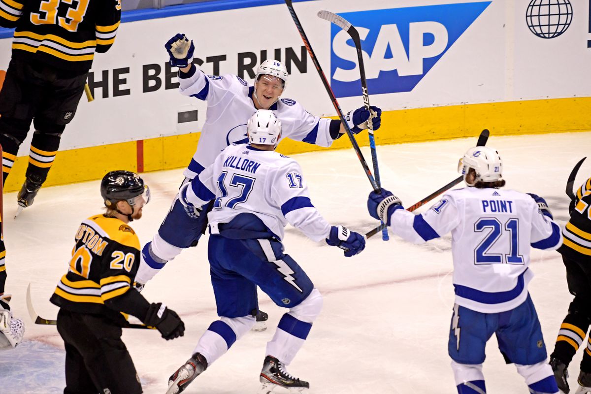 NHL: Stanley Cup Playoffs-Tampa Bay Lightning at Boston Bruins