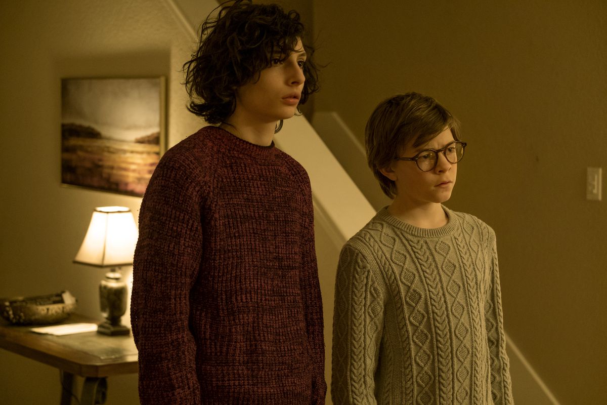 Finn Wolfhard as young Boris and Oakes Fegley as young Theo Decker in Warner Bros. Pictures’ and Amazon Studios’ drama, “The Goldfinch,” a Warner Bros. Pictures release.