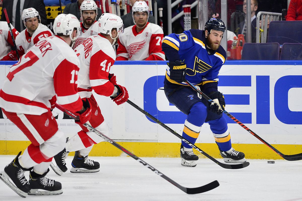 NHL: Detroit Red Wings at St. Louis Blues