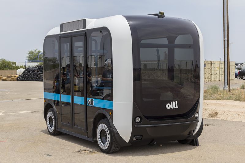 The Olli 3D-printed bus