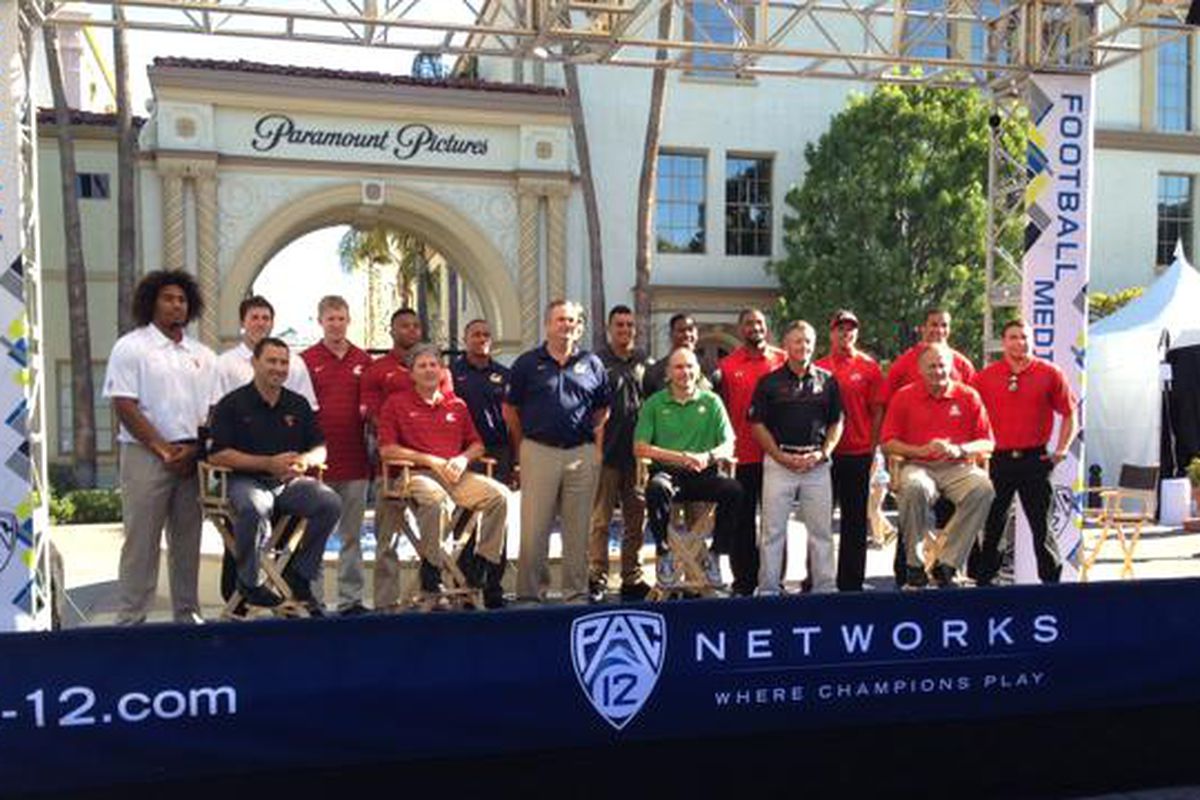The Cast Of Day One Of Pac-12 Media Days
