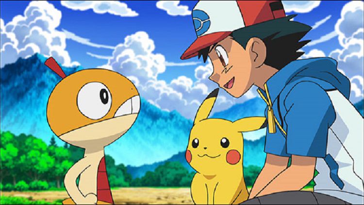 Ash and Pikachu meet Scraggy, the best Pokémon.