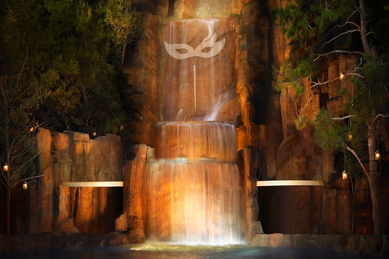 Intrigue Nightclub waterfall