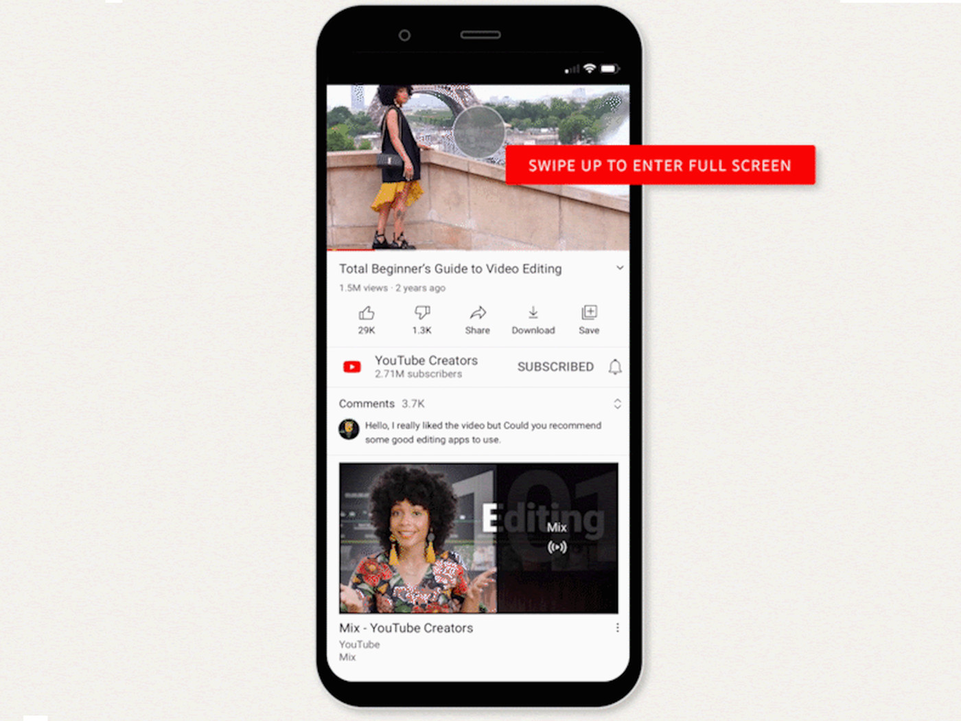 Youtube S Mobile App Gets New Gestures And Playback Controls The Verge