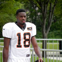 A.J. Green heads into the gates