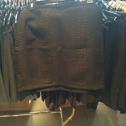 Crocodile skirt, size 2, $20 (was $188)